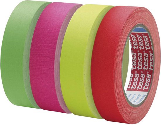 Textieltape 50 mm x 25 m zwart