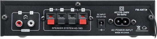 HIFI Bluetooth Power Amplifier - 400W - Versterker - Stereo Versterker - Mediaspeler - Merkloos