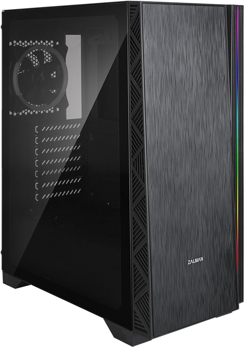 Zalman Z3 Neo Midi-Tower - schwarz - Gehäuse - USB 2.0 Midi Tower Zwart