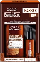 L'Oréal Men Expert Barber Club Mannenbaardverzorgingsset met baardolie en baardshampoo Geschenkset 1 x 230 ml