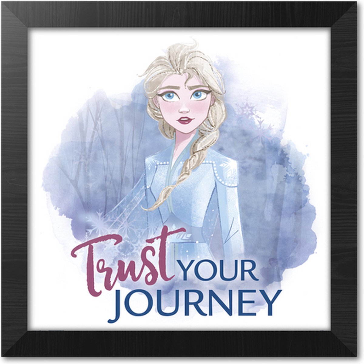 Grupo Erik DISNEY FROZEN TRUST YOUR JOURNEY - Art Print 30x30 cm inclusief kader