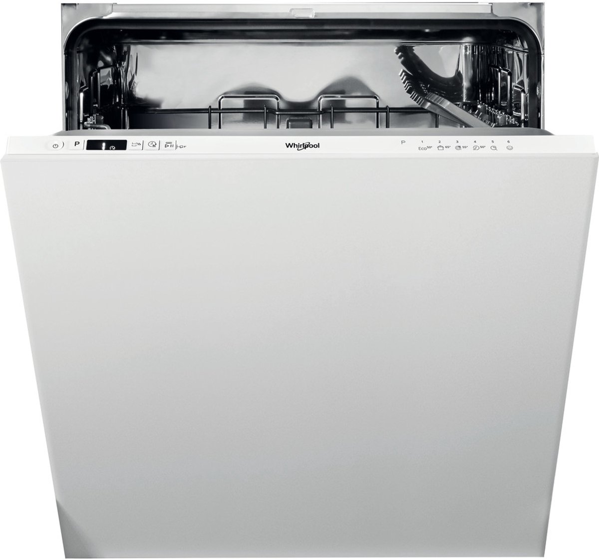 Whirlpool geïntegreerde vaatwasser: kleur wit, Volledige grootte - WIS 5010
