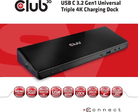 Club3D CSV-2511 Switch USB-C Bidirezionale 2-in-1 - 10Gbps, 8K, PD - Passa Monitor Tra Laptop E PC