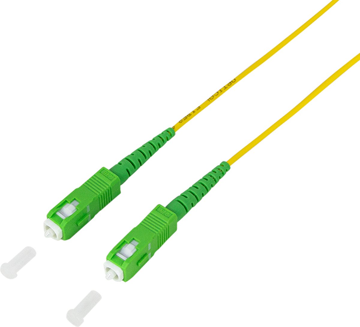 LogiLink FPSSC20 InfiniBand en Glasvezelkabel 20 m SC Geel