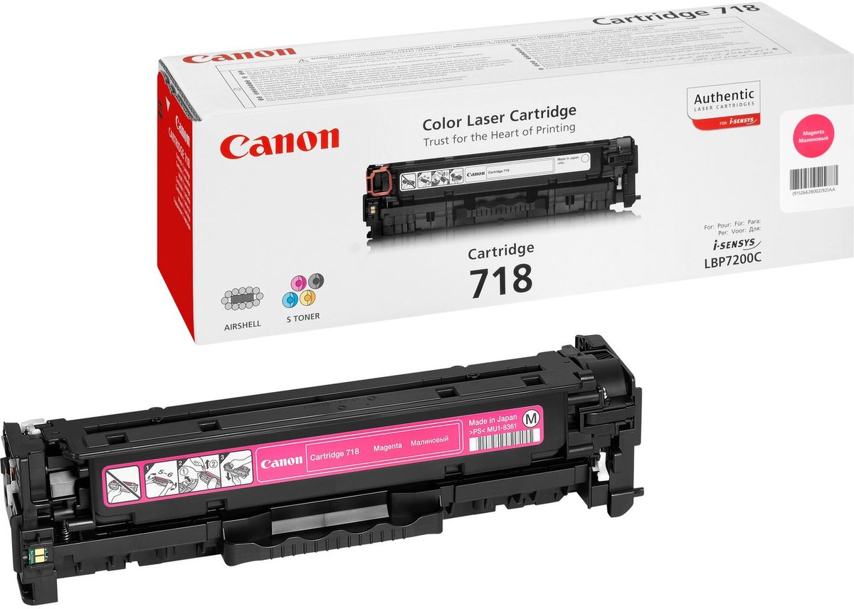 Canon 718 - Tonercartridge / Magenta