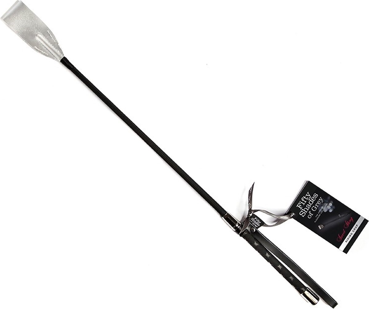 Goedkoopste Fifty shades of grey satin zweep - 57 cm