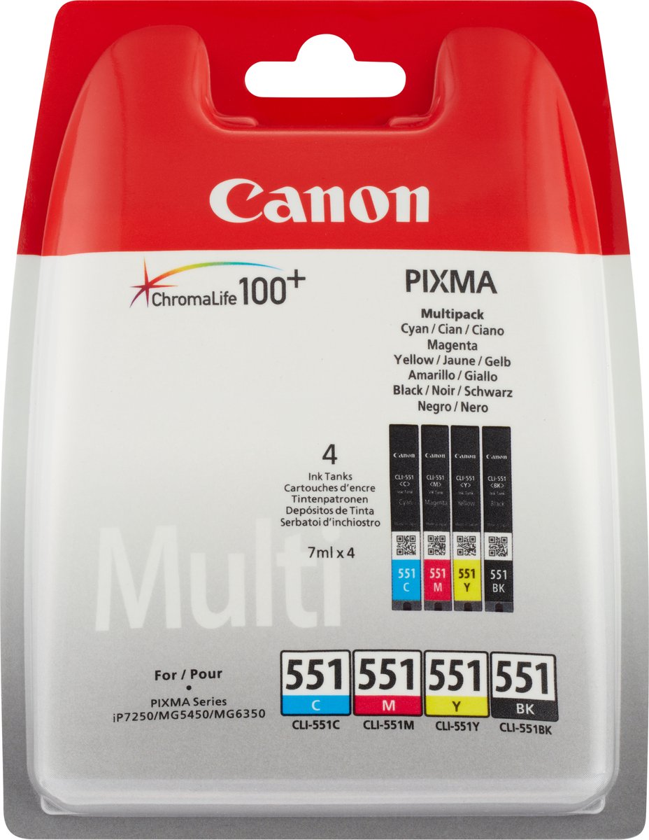 CANON CLI-551 C/M/Y/BK Multipack