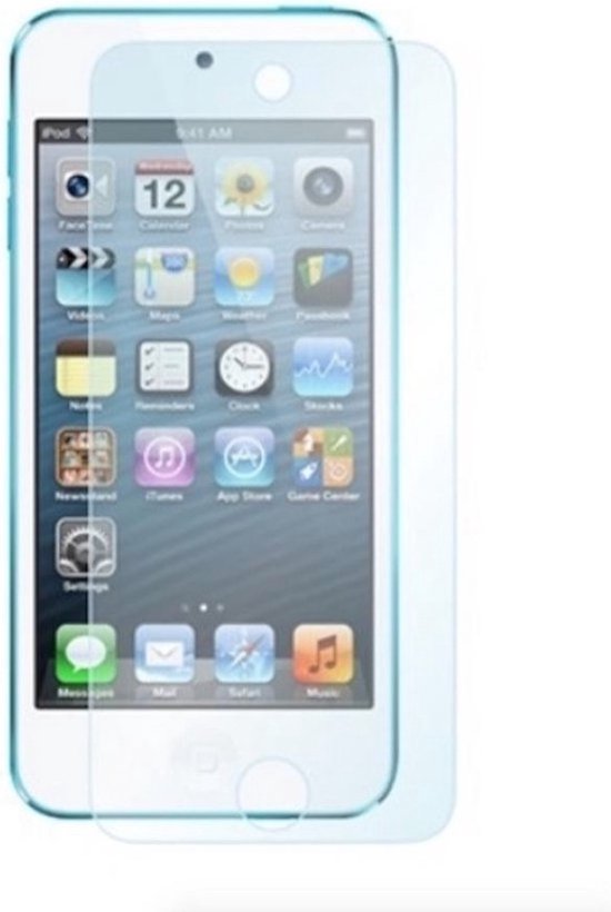 iPod Touch 5G 6G 7G - TPU Flex Bescherm-Hoes Skin Hoesje - Zwart - Bloemmotief - 