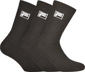 FILA 3P sokken full terry icon zwart - 35-38