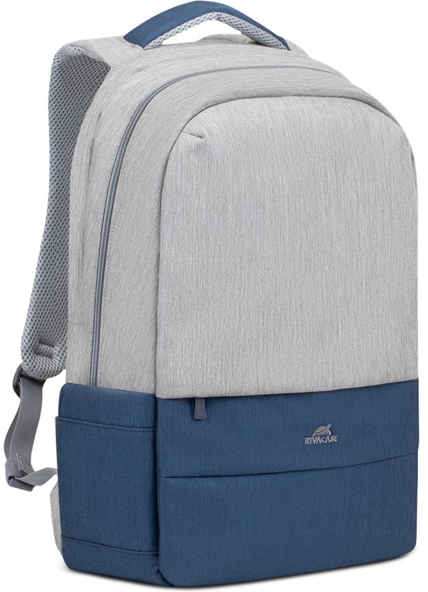 Rivacase 7567 43,9 cm (17.3") Kader Grijs, Marineblauw