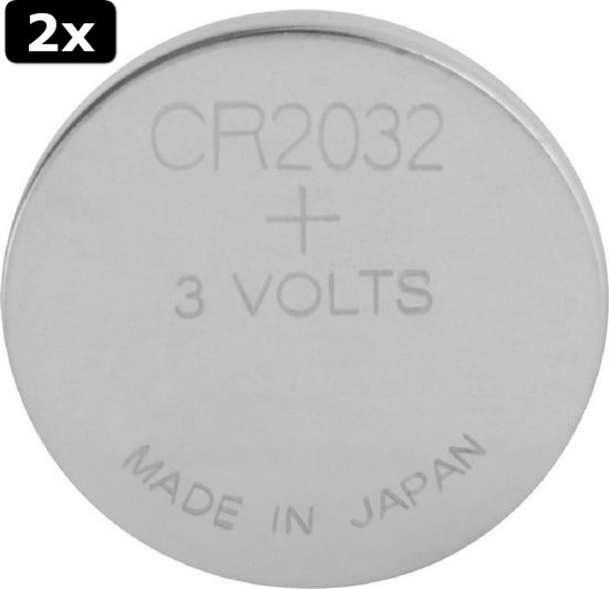 2x GP CR2032 Battery CR2032 Li 210 mAh