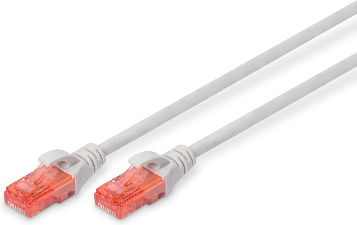 UTP Category 6 Rigid Network Cable Digitus DK-1617-010 Grey 1 m