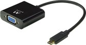 Ewent EW9821 - Externe video-adapter - USB-C - VGA - wit