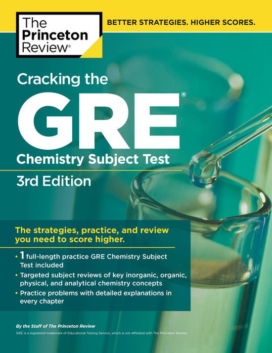 ISBN Cracking the GRE Chemistry Subject Test, 3rd Edition, Livre broché, 400 pages