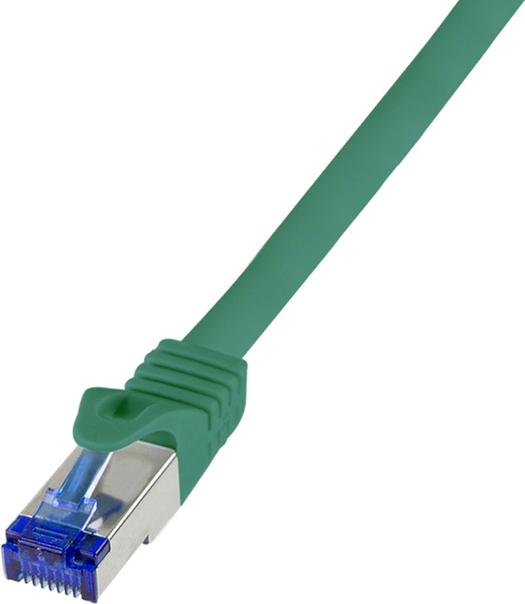 LogiLink C6A025S netwerkkabel Groen 0,5 m Cat6a S/FTP (S-STP)