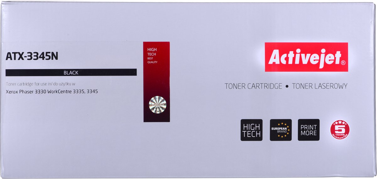 Activejet ATX-3345N tonercartridge voor Xerox printer, vervangt XEROX 106R03773; Supreme; 3000 pagina's; zwart