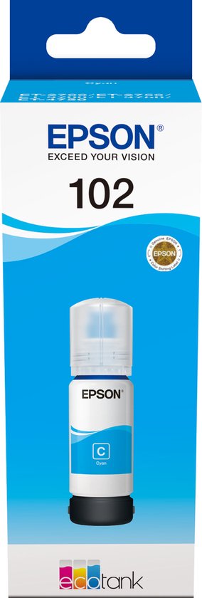 Epson 102 - Inktfles - Cyaan - 70 ml