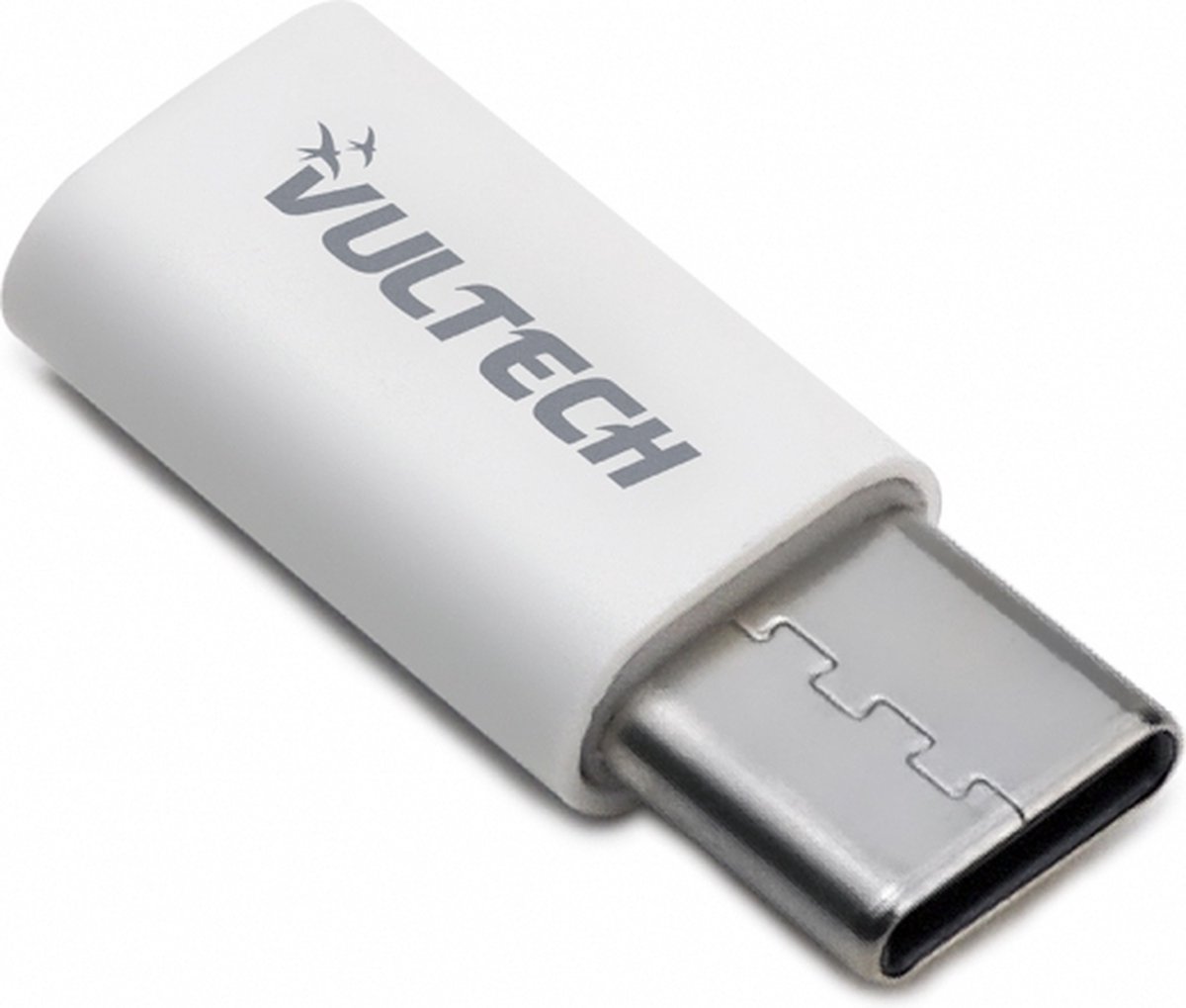 Goedkoopste Vultech ADP-01P tussenstuk voor kabels USB Type-C Micro-USB Wit