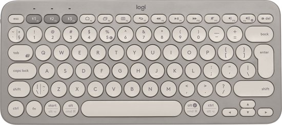 Logitech K380 Multi-Device Bluetooth Keyboard for Mac (Sable)