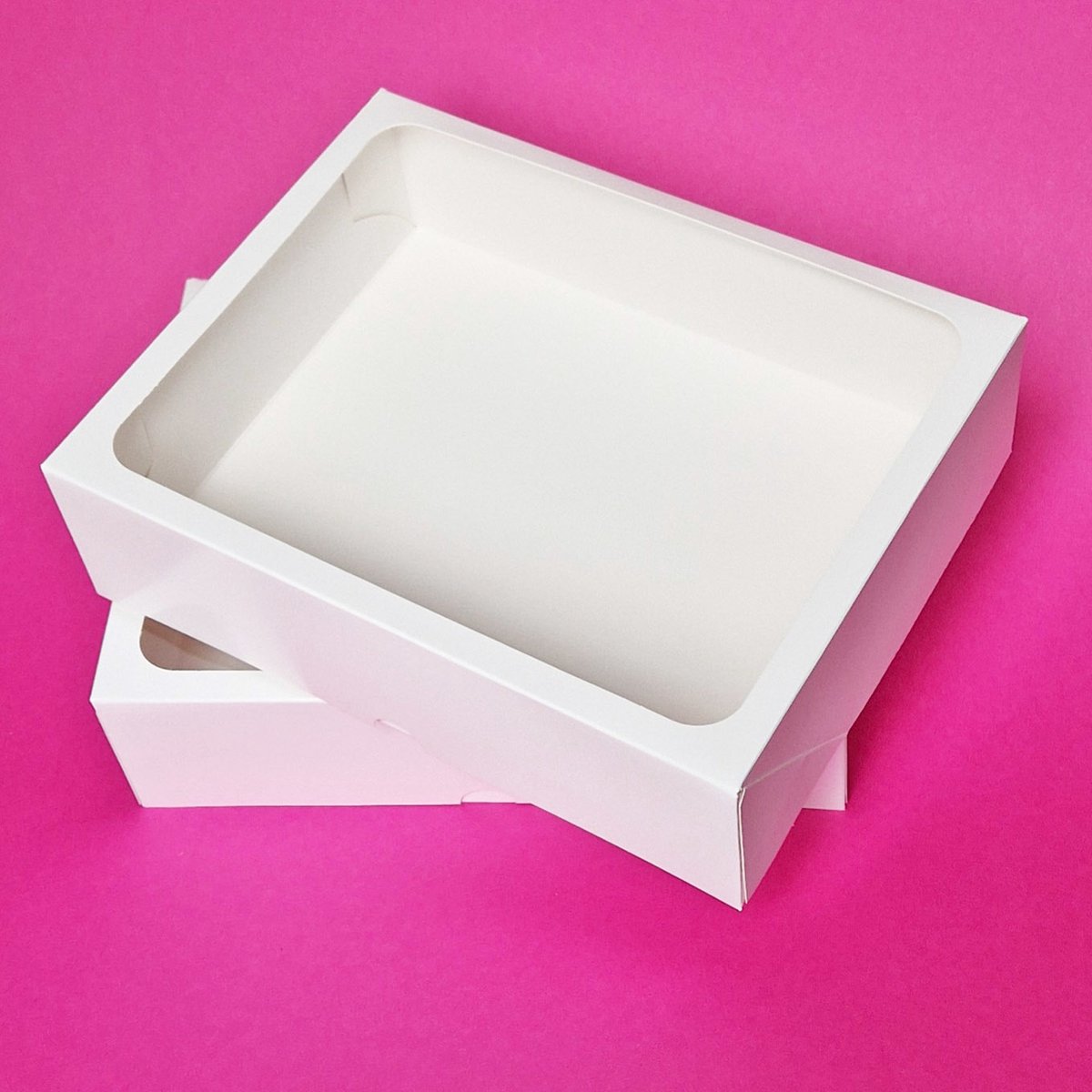 Witte sweetsbox - 254 x 190 x 70 mm (25 stuks)
