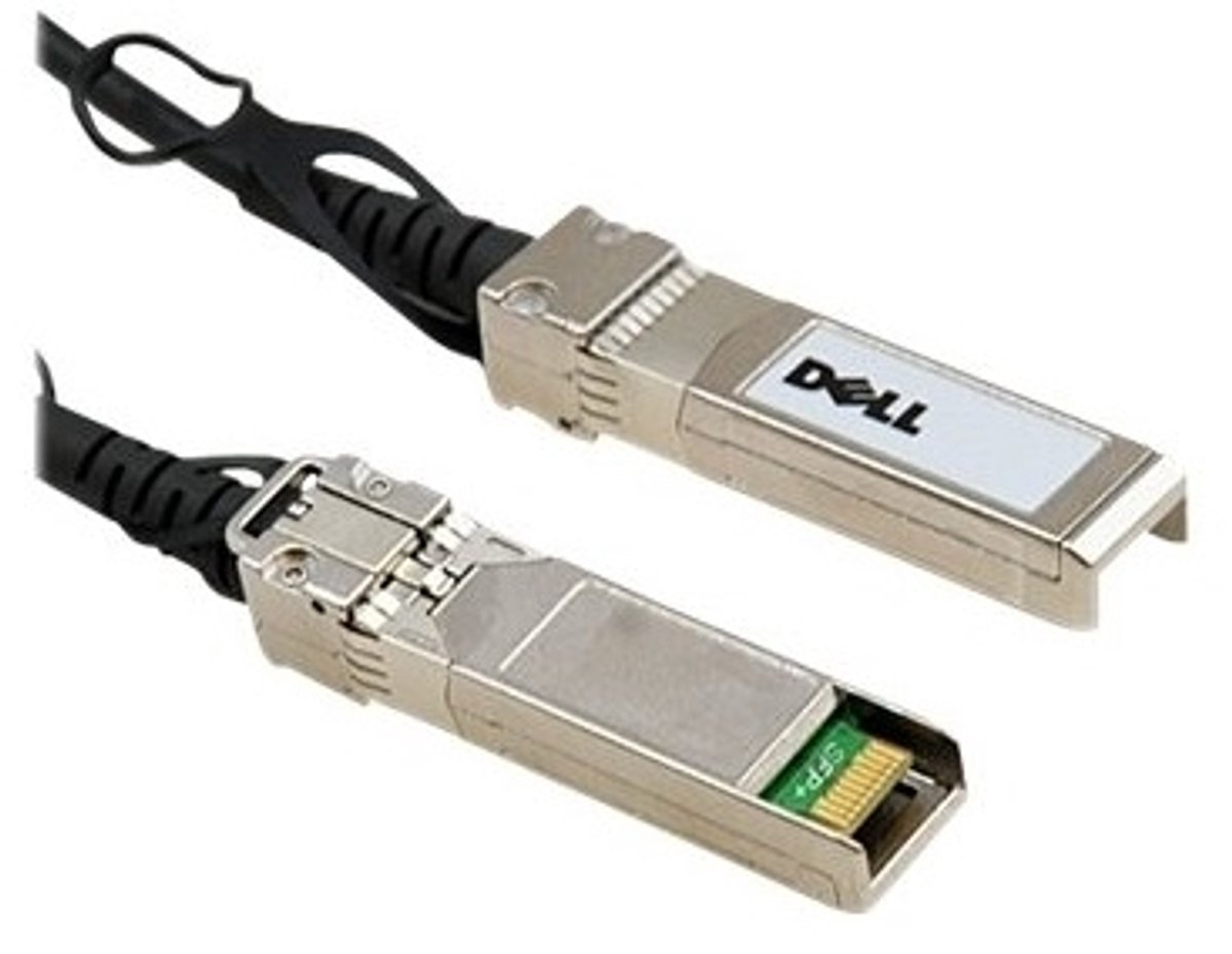 DELL 470-AAXB InfiniBand en Glasvezelkabel 0,5 m QSFP+ Zwart