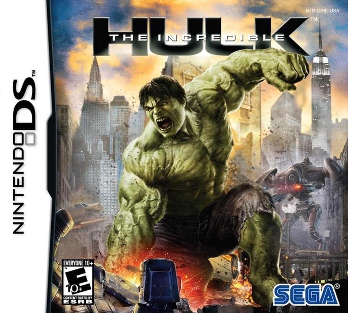 SEGA The Incredible Hulk, NDS Duits Nintendo DS
