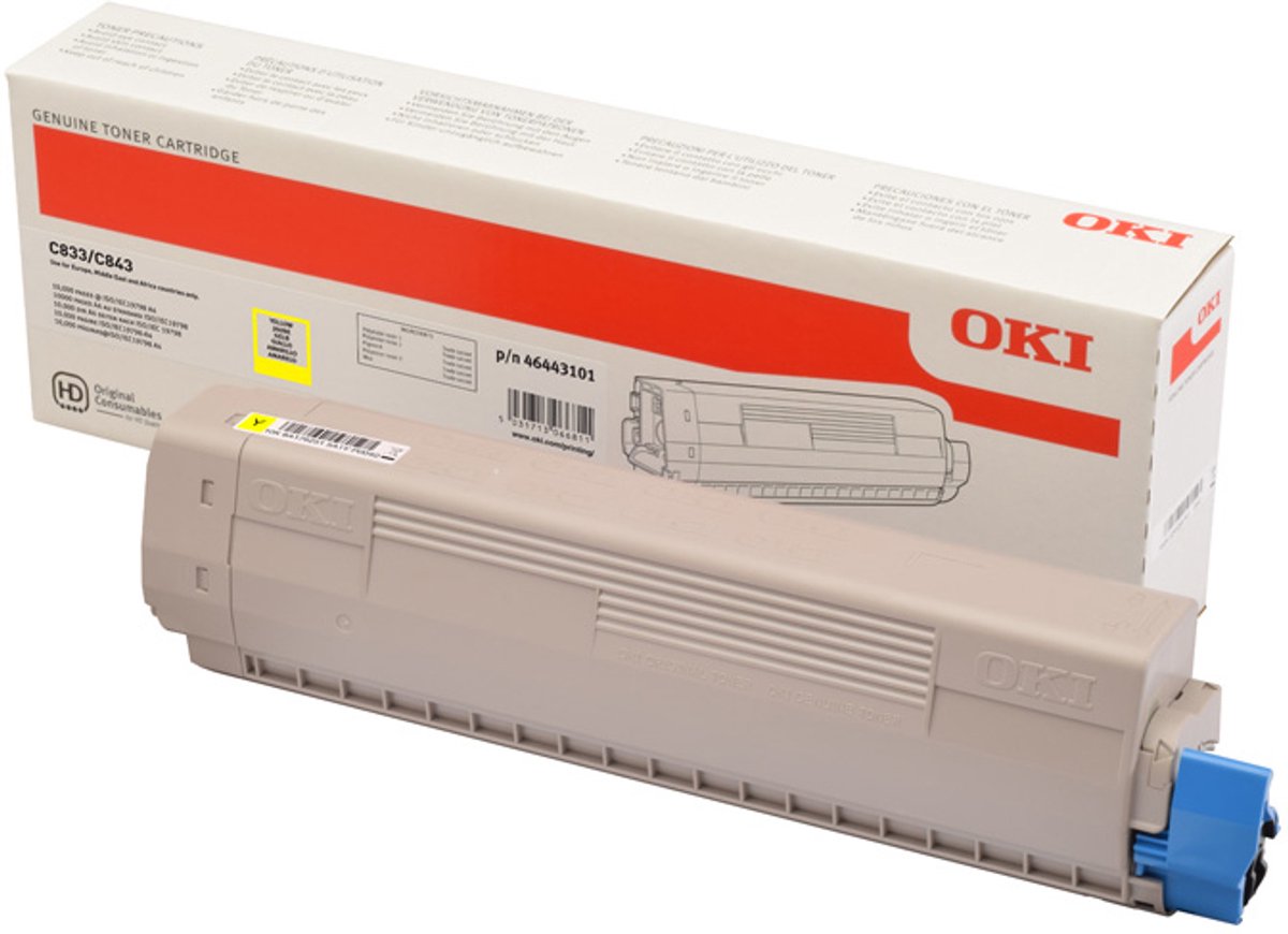 OKI - 46443101 - Toner geel