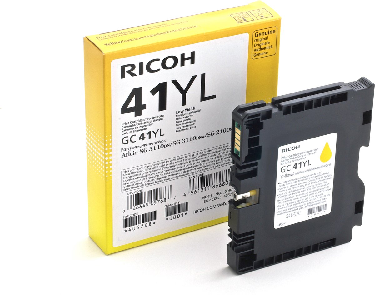Toner Ricoh 405768 Yellow