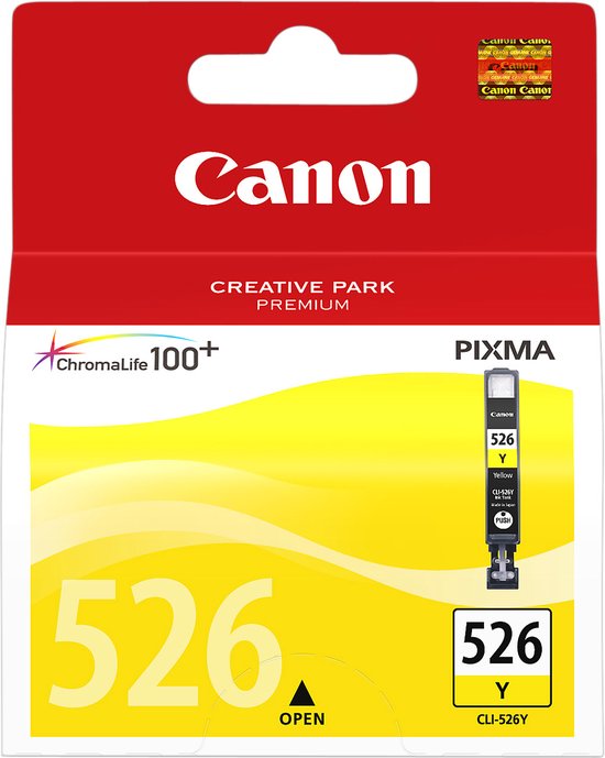 Canon CLI-526Y - Inktcartridge - Origineel - Standaard capaciteit - Geel