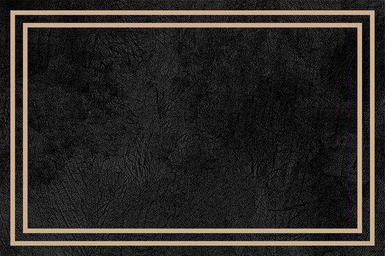 FOTAPIJT - Zwarte Deurmat - Bedrukte deurmat - Vloerkleed - Binnen en Buiten - Termo Antislip - 40x60 cm - 8 mm - Polyester