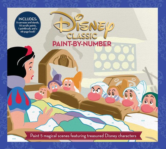 Disney Classic Paint By Number Jessica Ward 9781626868342
