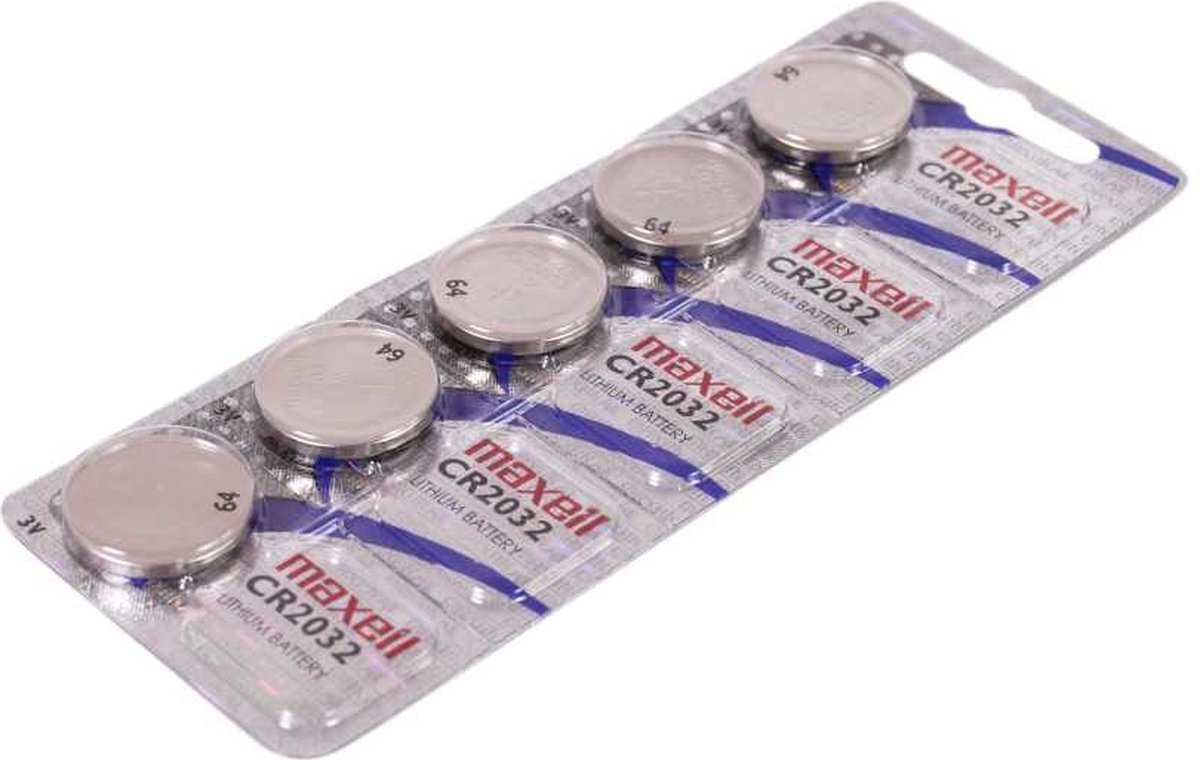 CR1616 Knoopcel 5 Stuks 3V LIithium Batterij Maxell