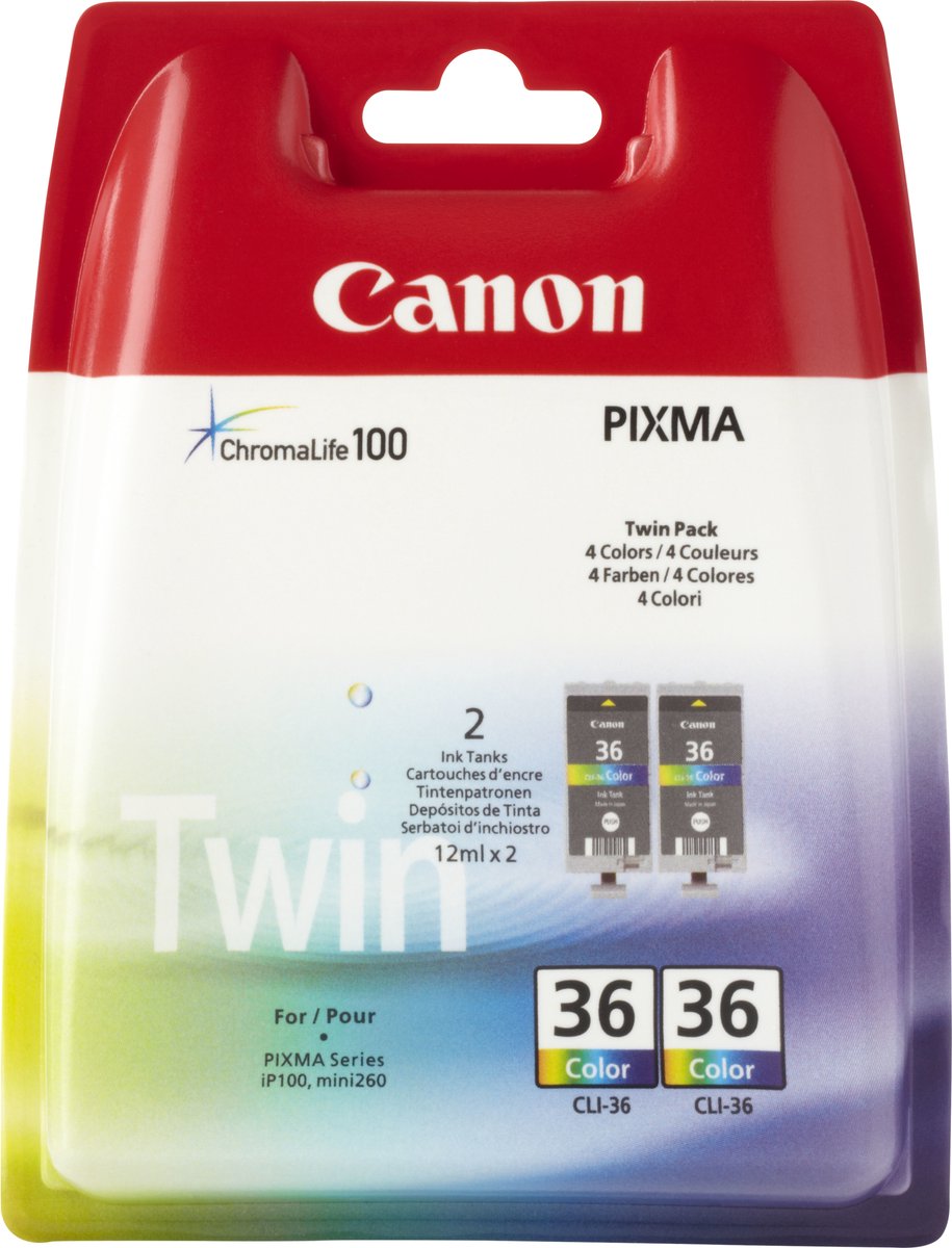 Canon CLI-36 - Inktcartridge / Kleur