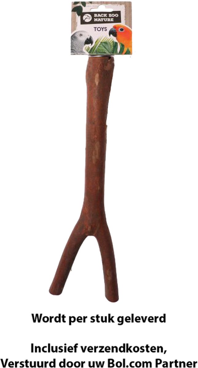 Back Zoo Nature Wooden Y-Perch 40 cm