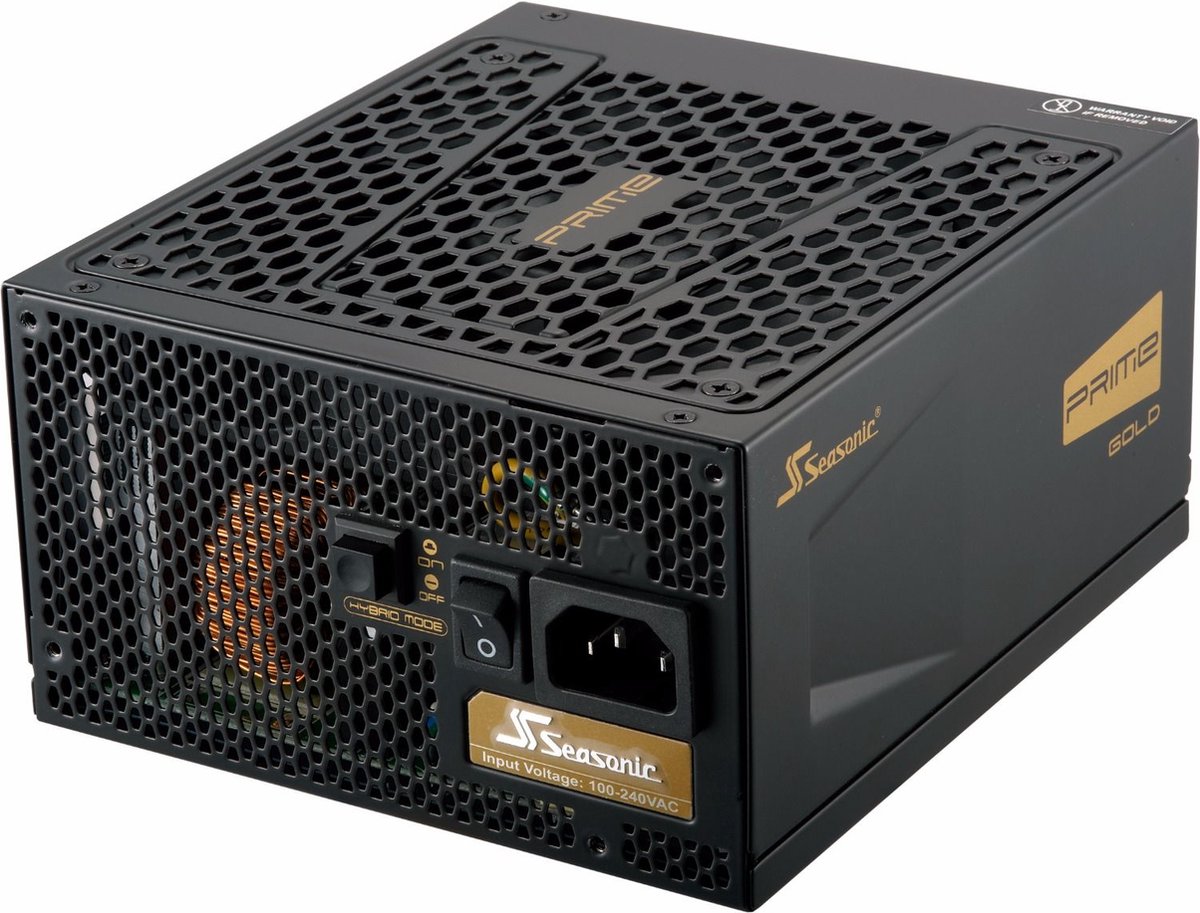 Seasonic Prime Gold Power Supply Unit 1300 W 20+4 Pin Atx Atx Zwart voeding