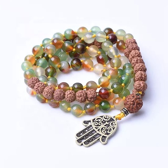 Aquamarijn Mala Meditatie Ketting & armband (2) - 7 - Catawiki