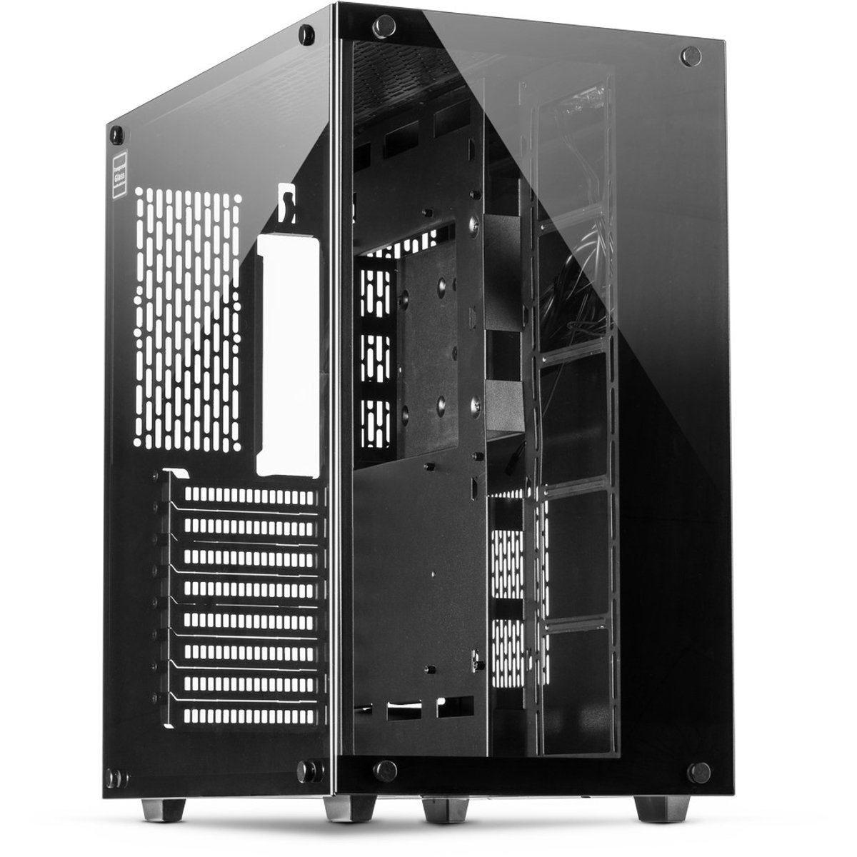 Inter-Tech C-701 Panorama Full-Tower Zwart