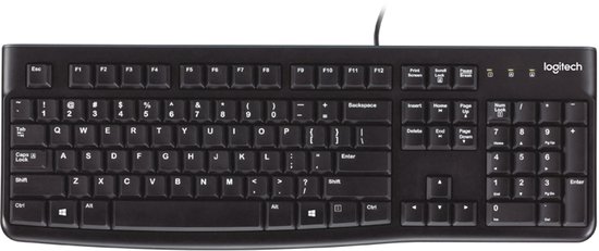 Logitech Keyboard K120 for Business toetsenbord USB Hebreeuws Zwart