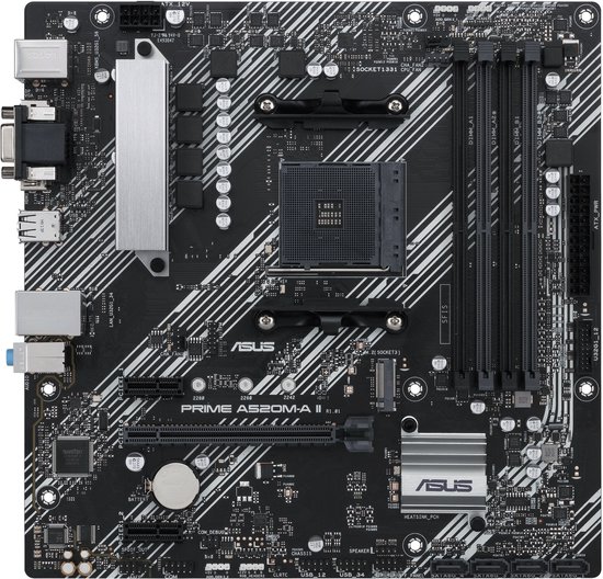 ASUS PRIME A520M-A II/CSM A520 Socket AM4 micro ATX