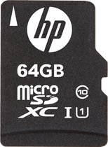 Micro SD Memory Card with Adaptor HP SDU64GBXC10HP-EF 64GB