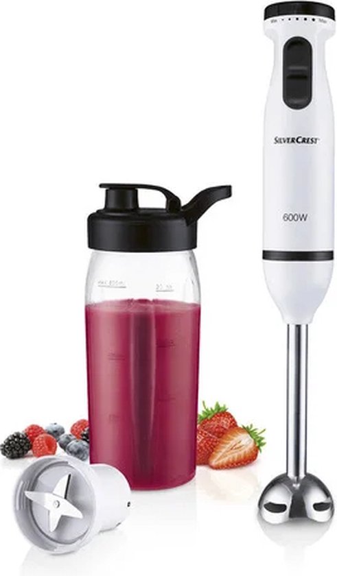 Bestron Staafmixer, pureerstaaf met 2 snelheden & ergonomische handgreep, incl. turbofunctie met meer dan 14.000/rpm, Staab afneembaar, materiaal: roestvrij staal, kleur: koper/zwart