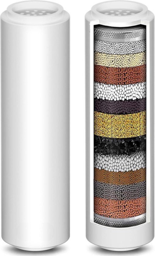 Douchefilter voor BOTC Douchekop - Model: S016 - 2 Stuks filters - Waterfilter Voor Douchekop - Wit