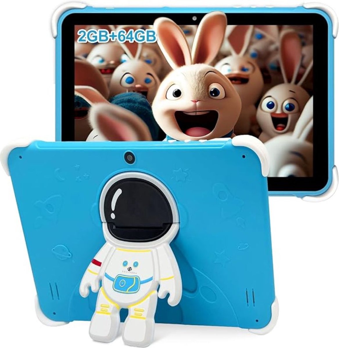 Equivera Kindertablet - Tablet voor Kinderen - Educatieve Tablet - Spelletjes - Ouderlijk Toezicht