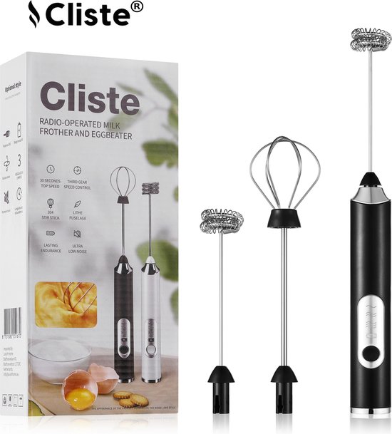 Infinity Goods 4-in-1 Elektrische Melkopschuimer - Zwart - 0.5L