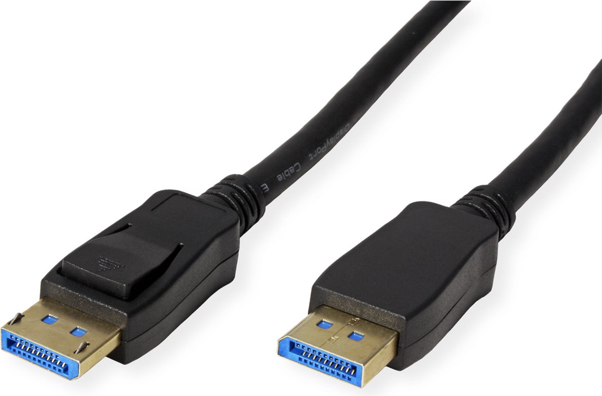 ROLINE DisplayPort-kabel, v2.0, DP M - M, zwart, 3 m
