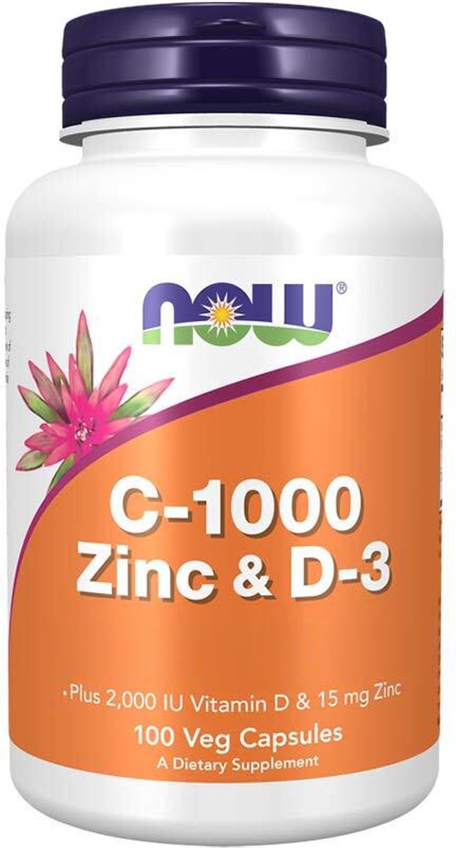 Goedkoopste Vitamine C-1000, Zinc & D-3 100v-caps