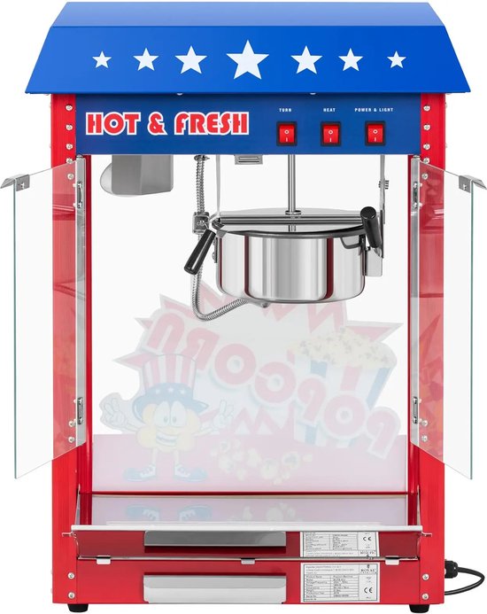 Popcornmachine - Amerikaans ontwerp - Royal Catering — afbeelding 2