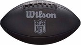 Ballon de football américain Junior Wilson Nfl Jet Black - Noir - Incl. Mamelon d'aiguille