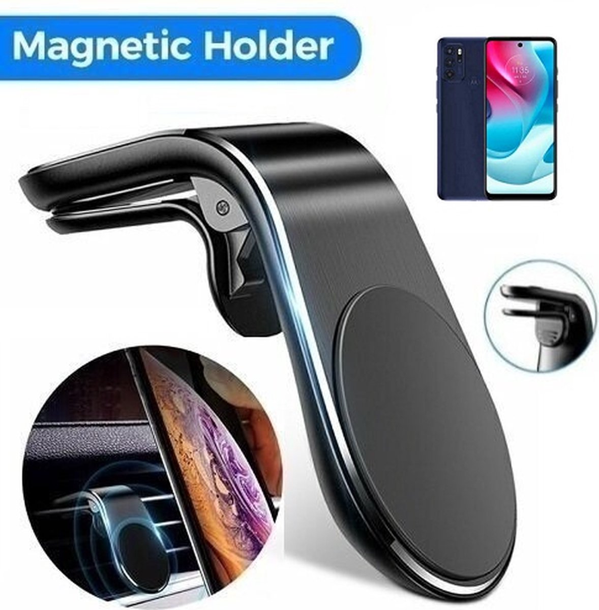 Motorola Moto G60S Magnetische Autohouder