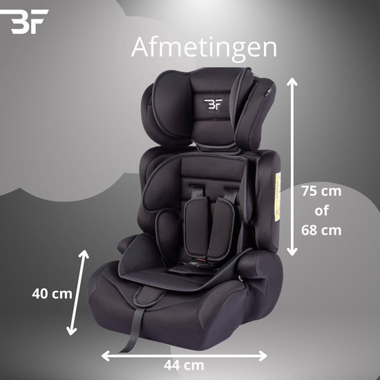 MS BabyWorld Booster Alzador Isize para Coche CON Isofix ISize con guía de cinturón - Silla de auto, grupo 3 (125-150cms) Silla coche - color negro MS BabyWorld Booster Alzador Isize para Coche CON Isofix ISize con guía de cinturón - Silla de auto, grupo 3 (125-150cms) Silla coche - color negro